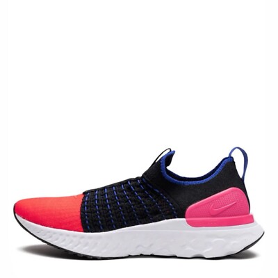 New Women's Nike React Phantom Run Flyknit 2 Shoes Black Pink