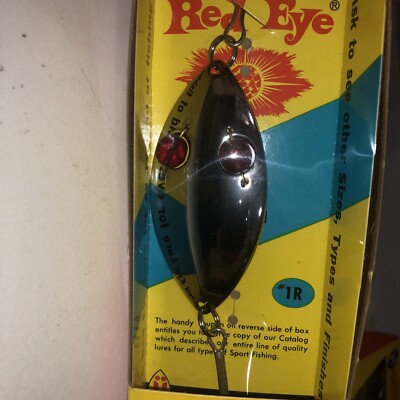 Leurre Vintage Hofschneider Corporation Red Eye 1R - Spinnerbait Avec Boîte D'origine USA