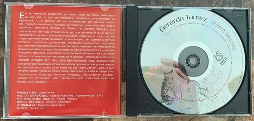 GERARDO TAMEZ -TIERRA MESTIZA- MEXICAN CD LATIN AMERICAN FOLK - Picture 3 of 3