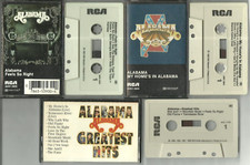 3 Alabama cassette's Cassette lot VG -EX CONDITION...