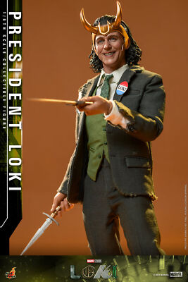 New Hot Toys TMS066 LOKI 1/6 PRESIDENT LOKI Action Figure