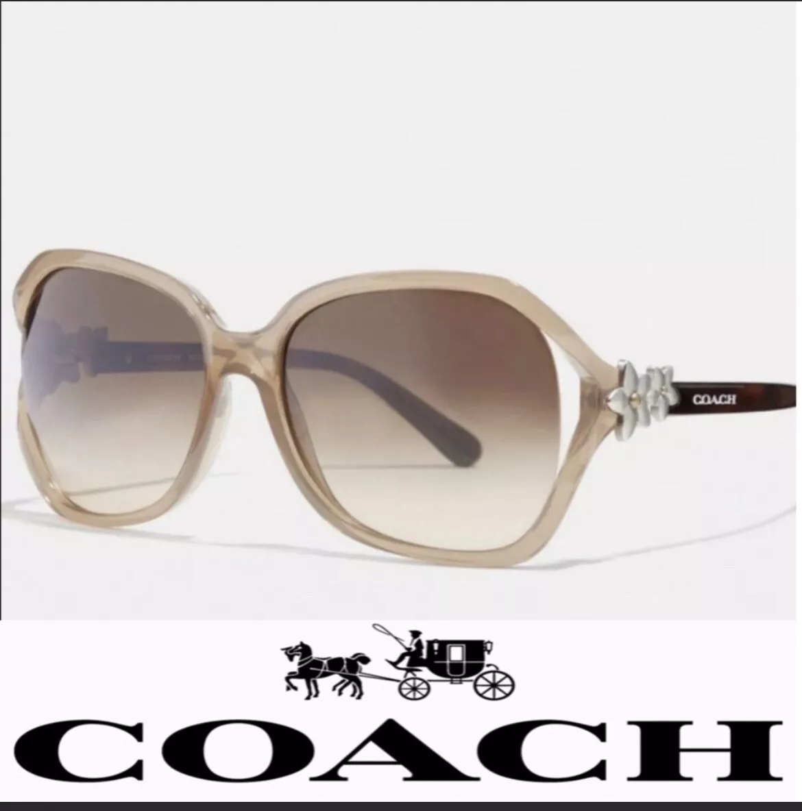 Coach integration cheap flower sunglasses