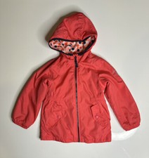 Osh Kosh B  Gosh Jacket Fleece Lined Little Girl Sz 4 Deep Rose Pink Puffer