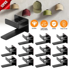 12X Baseball Cap Hat Rack Wall Door Hanger Storage Organizer Hooks Self-Adhesive