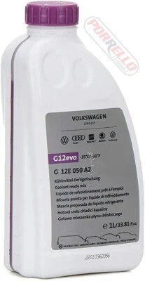 VOLKSWAGEN G12 EVO LIQUIDO RADIATORE ANTIGELO FLUIDO ORIGINALE VW AUDI SEAT SKODA