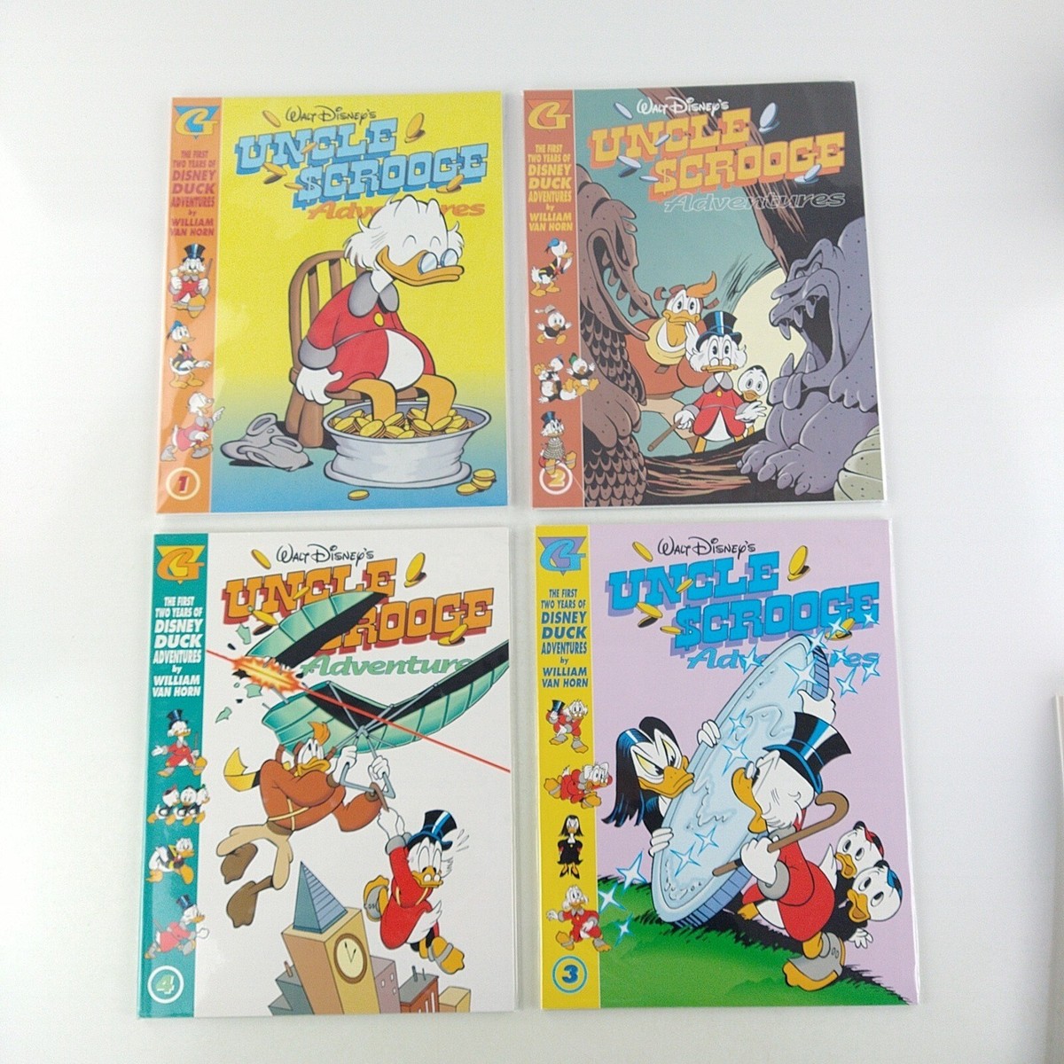 Walt Disney's Uncle Scrooge Adventures #1-4 Van Horn TPB Set 1 2 3