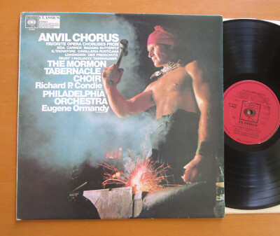 CBS 61299 Anvil Chorus Mormon Tabernacle Choir Eugene Ormandy NM Stereo LP
