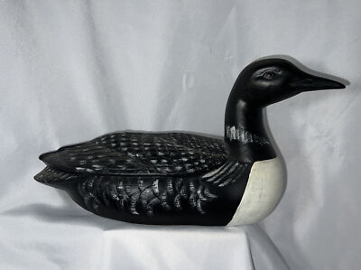 Vintage Collectible 12  Ceramic Loon Figurine