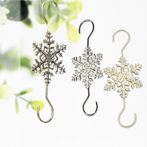 5Pcs Christmas Hooks SShaped Metal Hanger Hooks Xmas Tree Pendant