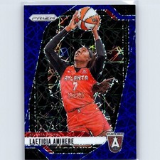 2024 Panini WNBA Prizm Laeticia Amihere #54 Blue Velocity Atlanta Dream