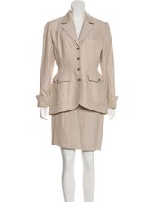 Mugler Late 1990s Gorgeous Skirt Suit Size 42 / US 6