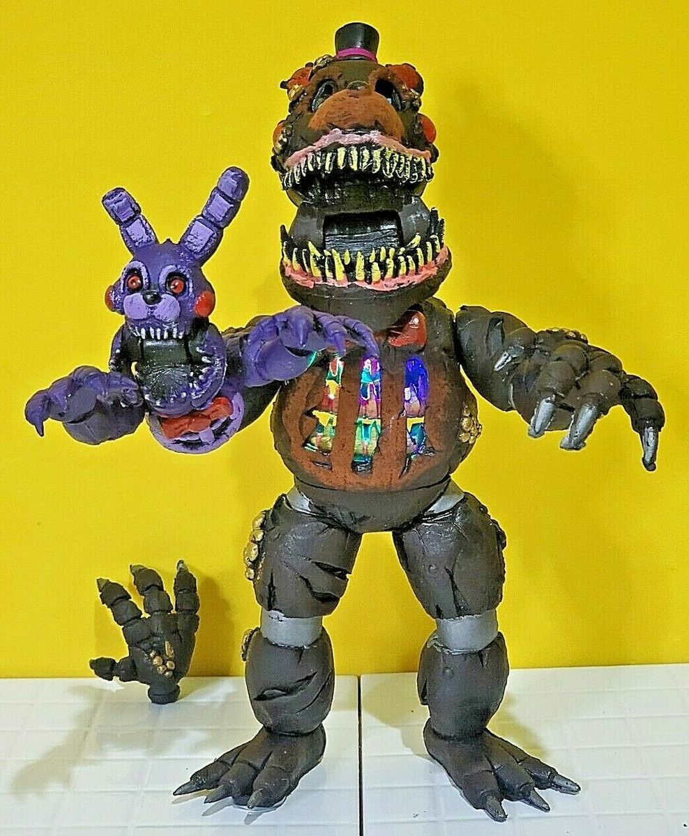 mexican JUMBO ANIMATRONIC TWISTED FREDDY size 9.50 FNAF five nights at  freddys