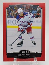 💥 2022-2023 O-Pee-Chee Hockey Adam Fox # 111 SP RED BORDER; NY Rangers