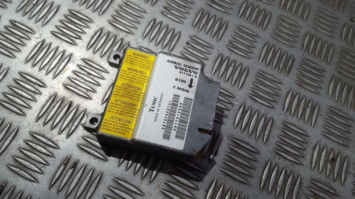 9171881D Steuergerät ECU Modul Airbag steuergerät 6195 for Volv