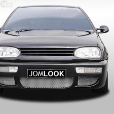 Design Calandre pour VW Golf 3 III Année Fab. 91-99 VR6 Premium Optique Noir