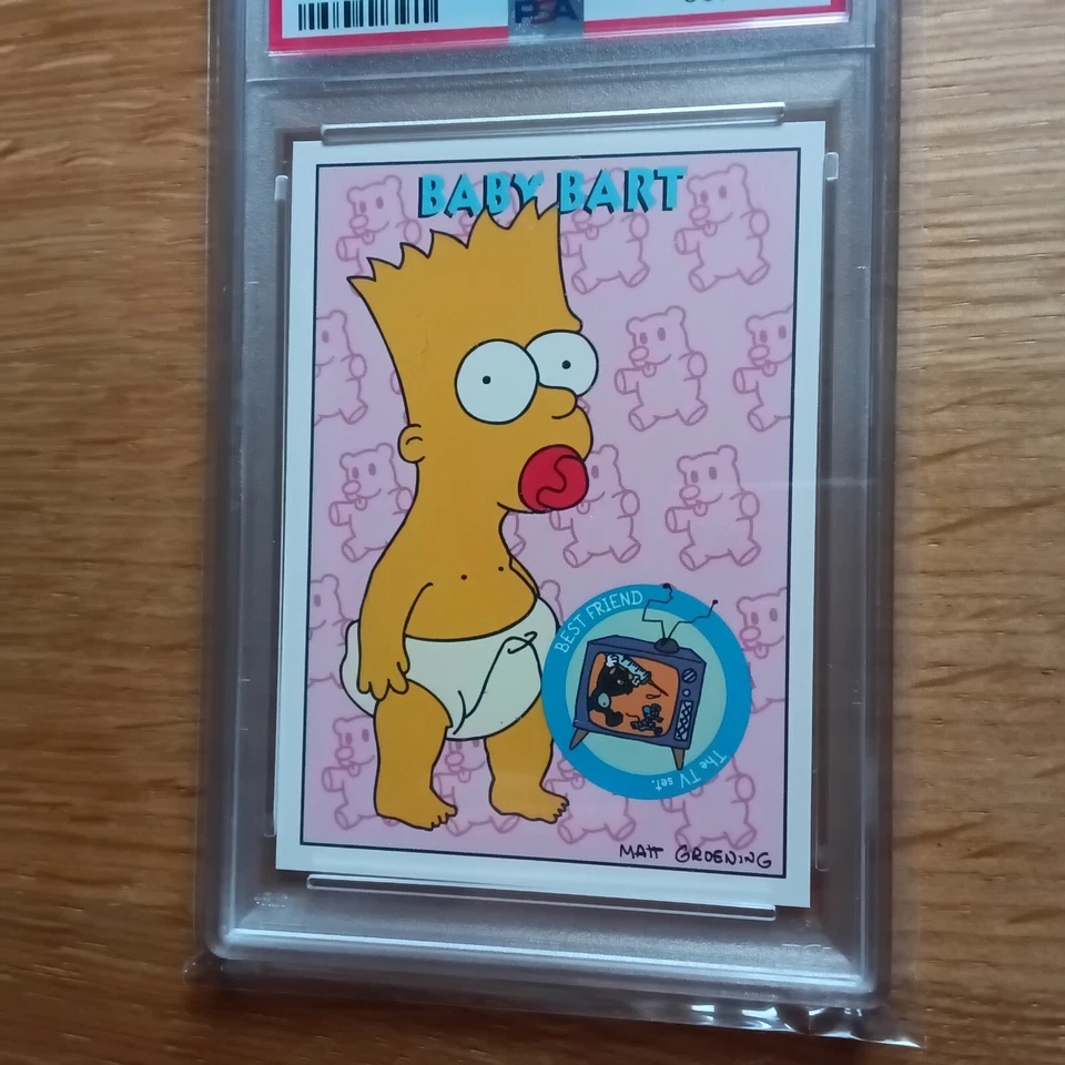 1994 SKYBOX SIMPSONS II #S18 Baby Bart PSA 10 GEM MINT - Image 3 of 4