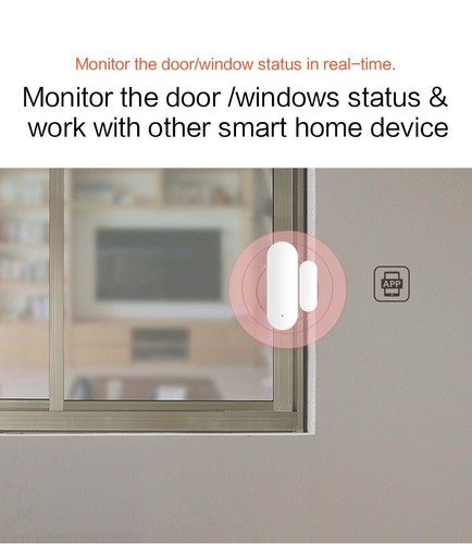 Smart WiFi Door Sensor Open Close Detector Smartlife App Control Compatible - Picture 2 of 13