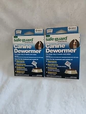 2 BOXES Of  Merck Safe-Guard Canine Dewormer 6 Weeks Or Older   (Fenbendazole)