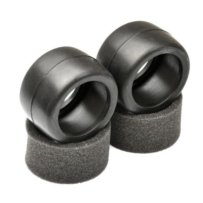 Exotek Racing Rear 22X Carpet Rubber Tires 2 pcs For 1/10 RC F1 # 2252