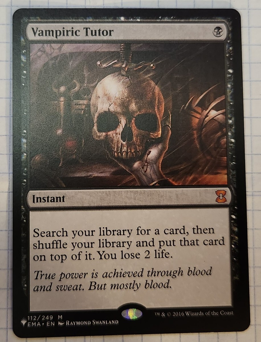 Vampiric Tutor MTG List Reprints #EMA-112 NM Mythic Pack Fresh