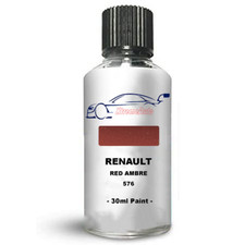 Touch Up Paint For Renault Espace Red Ambre 576 Stone Chip Brush