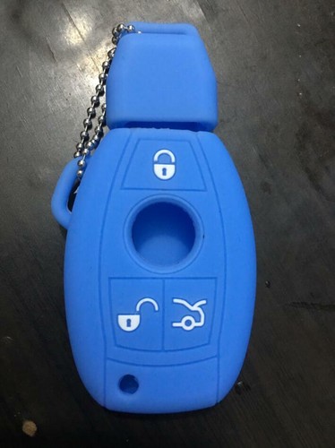 Fit Mercedes Benz C E S 3 Button Remote Smart Key Fob Silicone Skin Case Cover - 第 18/23 張圖片