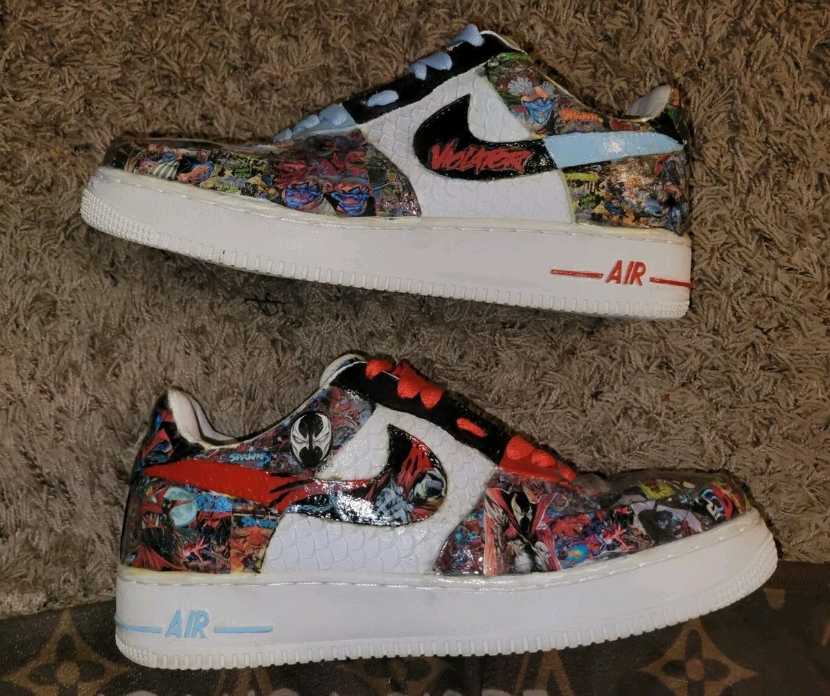 Custom Nike AF1(spawn themed) Angel Spawn customize design? #shoeslover #comic #nike  main image 3