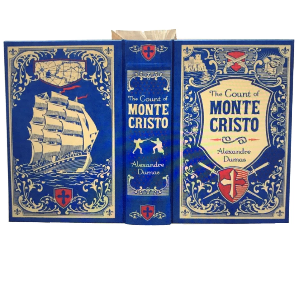 ❤️THE COUNT of MONTE CRISTO by A. Dumas Leather Bound Collectible/Sealed NEW - Image 4 of 4