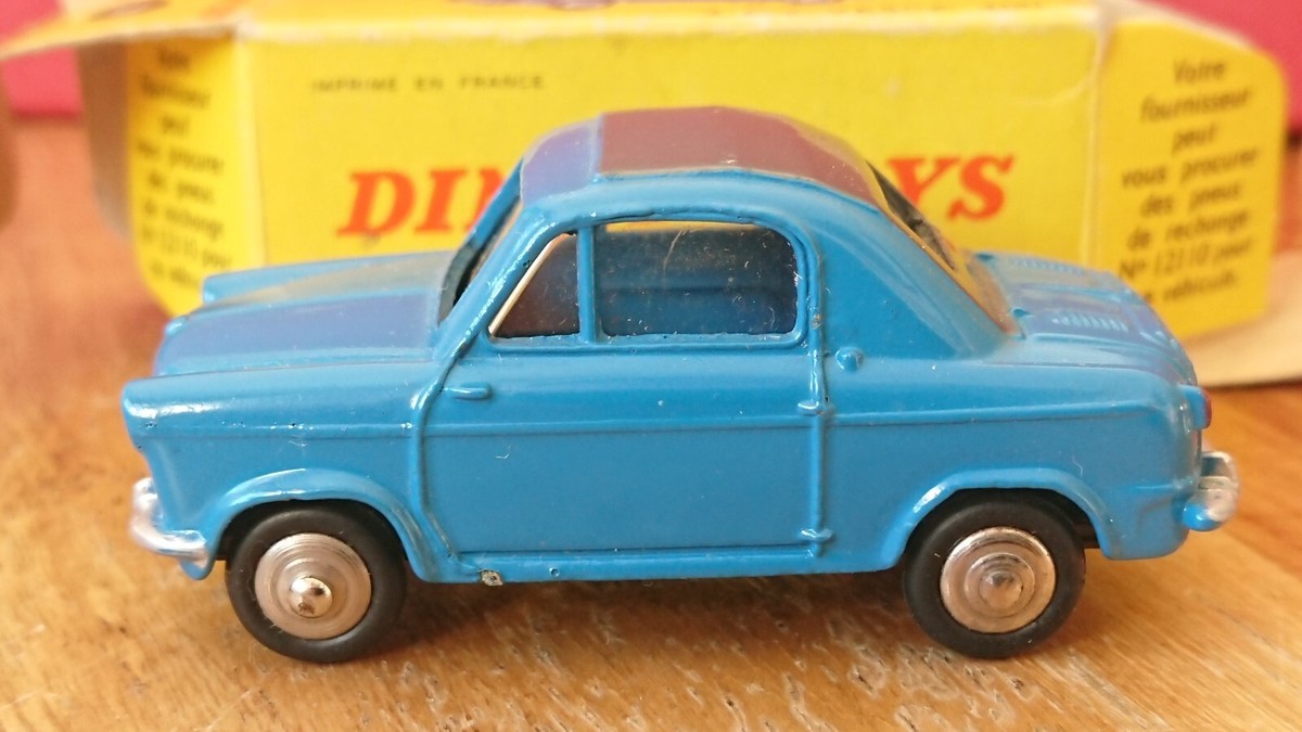 Dinky Toys 529 2CV Vespa 400 Blue with Black Roof Boxed | eBay