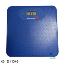 BILANCIA PESAPERSONA  ELETTRONICA PEDANA COLORE BLU KG 150 DISPLAY LCD