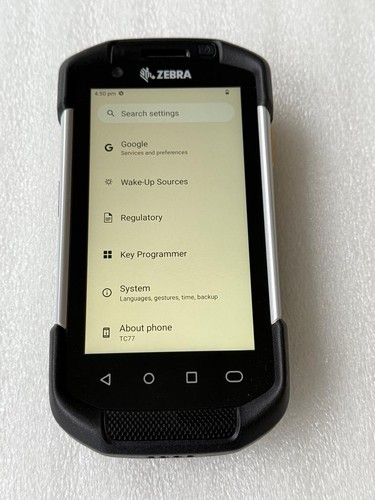 Zebra TC77 TC77HL-5MG24BG-A6 2D Barcode Scanner Sim Slot Unlocked Android 13 - Bild 4 von 9