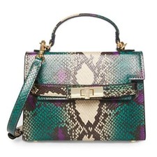Steven Madden BDIGNIFY Snake Print Optional Crossbody, Size OS - Purple Multi
