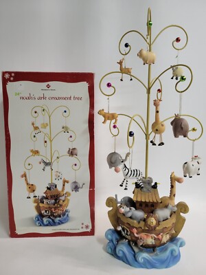 24'' Noah's Ark Ornament Tree 9 Hanging Animals Member's Mark
