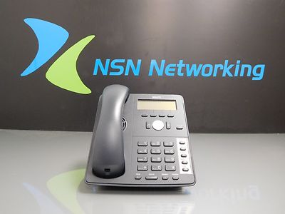 SNOM 710 SIP VoiP Black 4-Line Display Phone w/ Base Handset