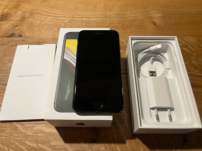 Apple iPhone SE, 2. Generation (2020), Schwarz/Black, 128 GB
