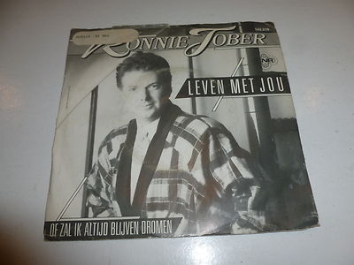 RONNIE TOBER - Leven Met Jou - 1986 Dutch 2-track 7'' Juke Box Single