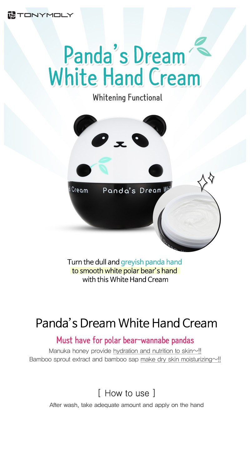 Tonymoly Panda's Dream White Hand Cream 30g (EXP:8-25-2022)