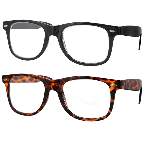 2 PACK Reading Glasses Extra Strength High Power Strong Lens Magnify Style 600
