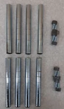 Qty 2 Shelving Inc 4 Pack 9" Chrome Wire Shelving Posts (8 Posts) SI-P14C *READ