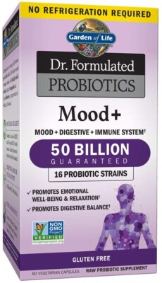 Garden of Life Dr. Formulated Probiotics Mood+ - 60 vcaps (720,17 EUR/kg)