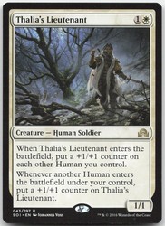 Thalia's Lieutenant #43 Shadows over Innistrad Rare MTG