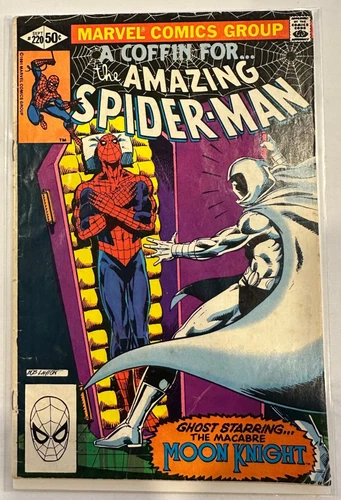 The Amazing Spider-Man #220 (GD) Marvel Comics. 1981. MoonKnight
