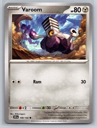 Varoom 108/142 Stellar Crown Common Pokemon TCG
