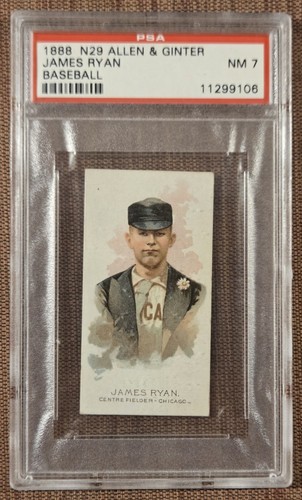 1888 N29 Allen & Ginter #44 James Ryan — PSA 7
