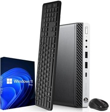 HP 705 G5 Desktop Mini PC,AMD Ryzen 5 Pro 3400GE 16GB RAM 256GB SSD Windows11Pro