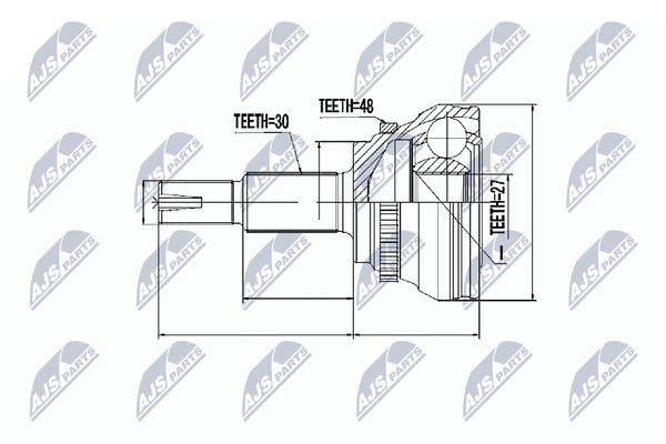 Gelenksatz Antriebswelle Nty NPZ-TY-094 48 FüR Lexus Toyota Camry MCV30_ MCV30R-image