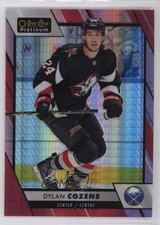 2023-24 O-Pee-Chee Platinum Red Prism 43/199 Dylan Cozens #171 17ar