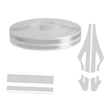 32Ft Car Pinstriping Tape, Vinyl Pin Striping Decals Car Trim Stripe Tape Gray