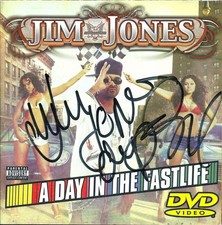 Jim Jones Signed Autographed CD Cover