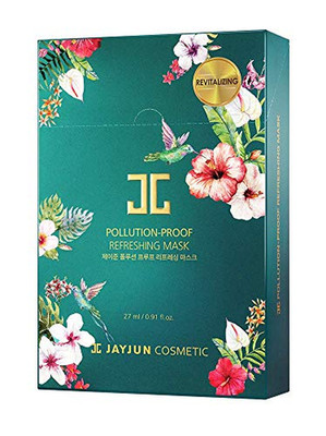 JAYJUN Pollution-Proof Refreshing Mask (10 Sheets)   Korean Cupra Sheet Mask wit